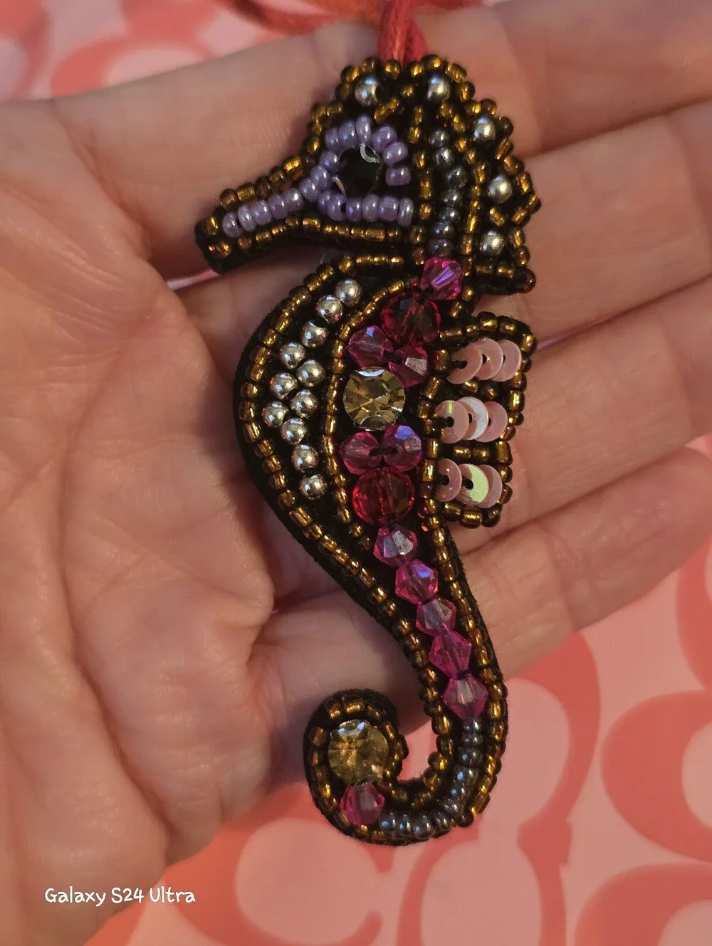 Seahorse Bag Charm/ Keychain NEW